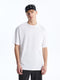 Crew Neck Short Sleeve Combed Cotton Men's T-shirt